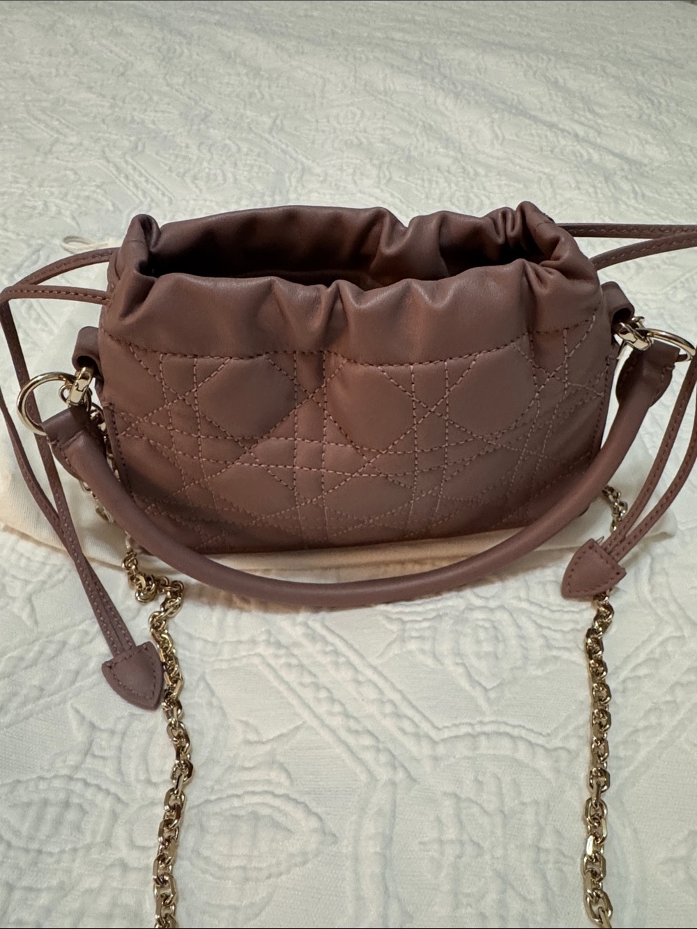 Lady Dior Pouch in Pink Peony - Picture 7 of 8
